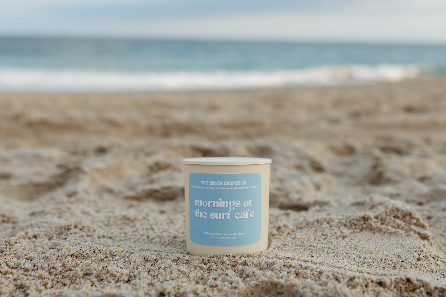 "Mornings at the Surf Cafe" Soy Candle