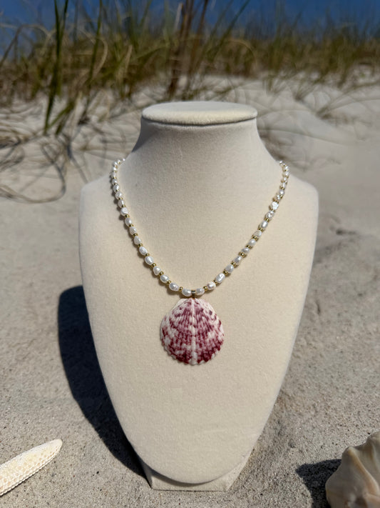 The Nalu Freshwater Pearl Shell Necklace